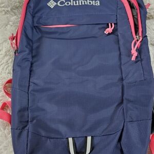 Columbia Navy and Pink Backpack